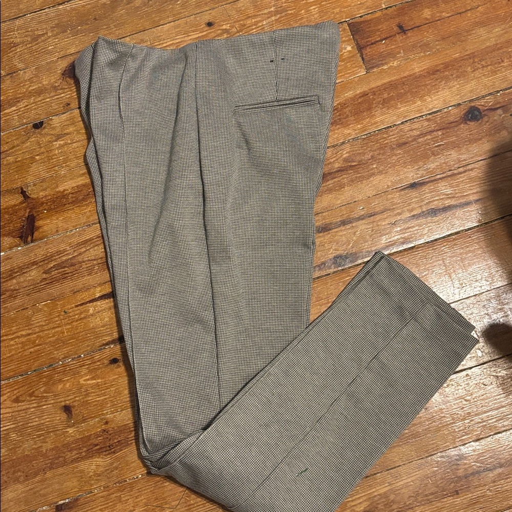 Rachel Zoe Black and White Patterned Dress Pants